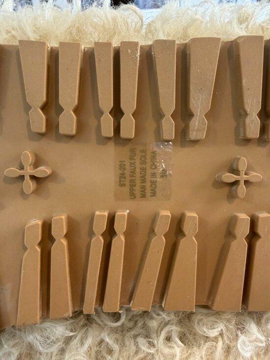 Sugar Thrillz Dolls Kill Sherpa Best Park Ankle Booties Size 8 Faux Fur Teddy - Picture 11 of 12